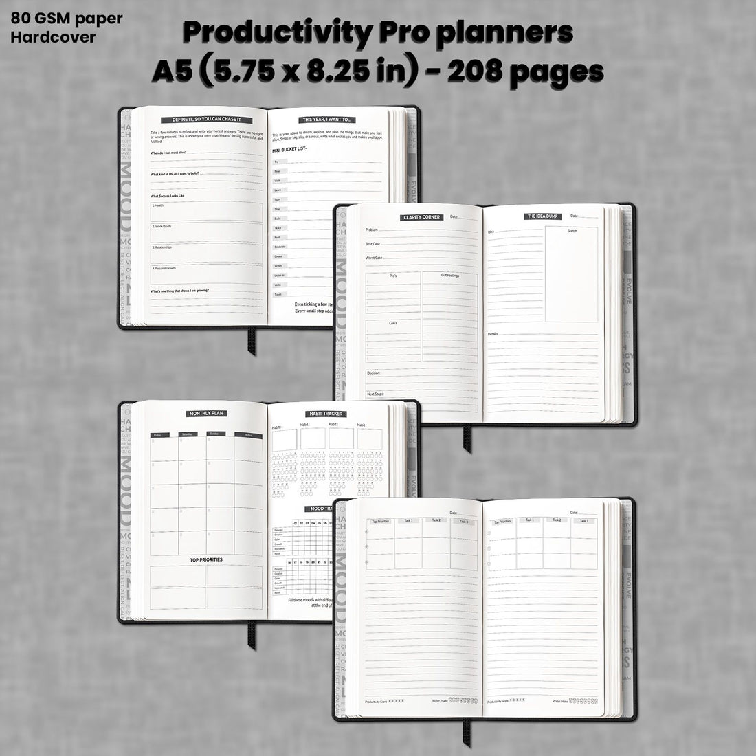 Productivity Planner Kit 2026 | Expense tracker + Time wise goals I Priority management - FREE SHIPPING