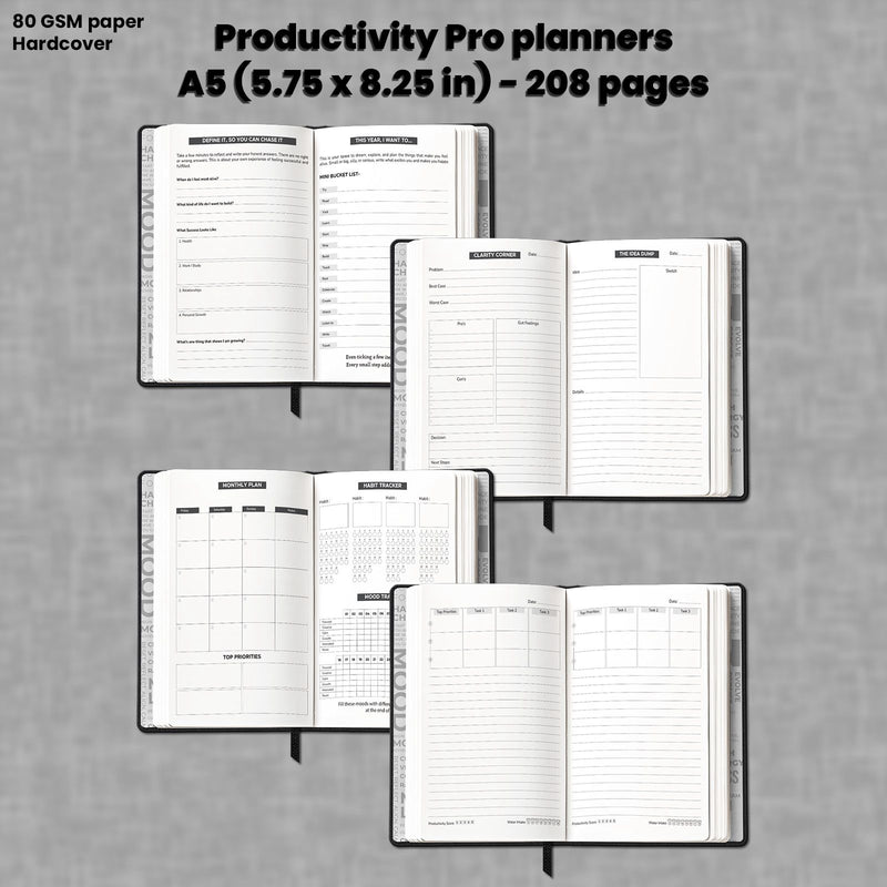 Productivity Planner Kit 2026 | Expense tracker + Time wise goals I Priority management - FREE SHIPPING