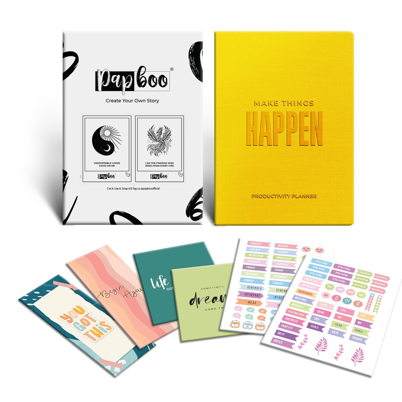 Productivity Planner Kit 2026 | Expense tracker + Time wise goals I Priority management - FREE SHIPPING