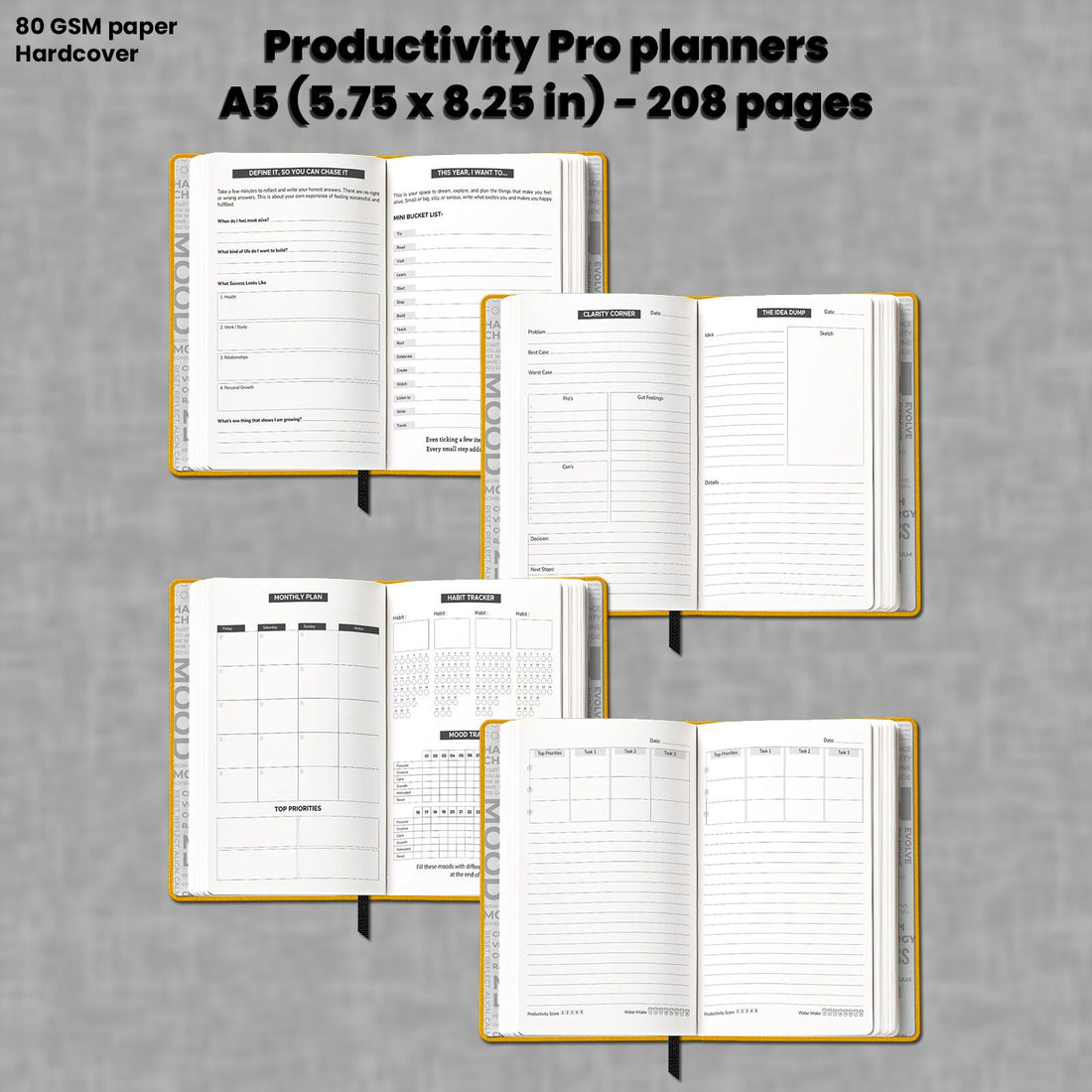 Productivity Planner Kit 2026 | Expense tracker + Time wise goals I Priority management - FREE SHIPPING
