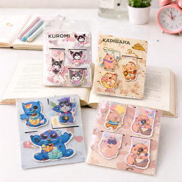 (Buy 1 Get 1 Free ) Cute Cartoon Magnetic  Bookmark l Return gifts l Pack of 1