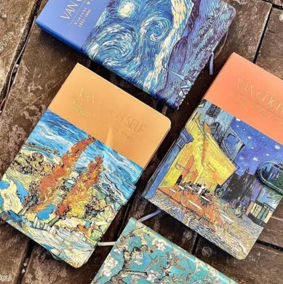 Premium Van Gogh Hardbound Flap Diary l Ruled l Pack of 1 diary