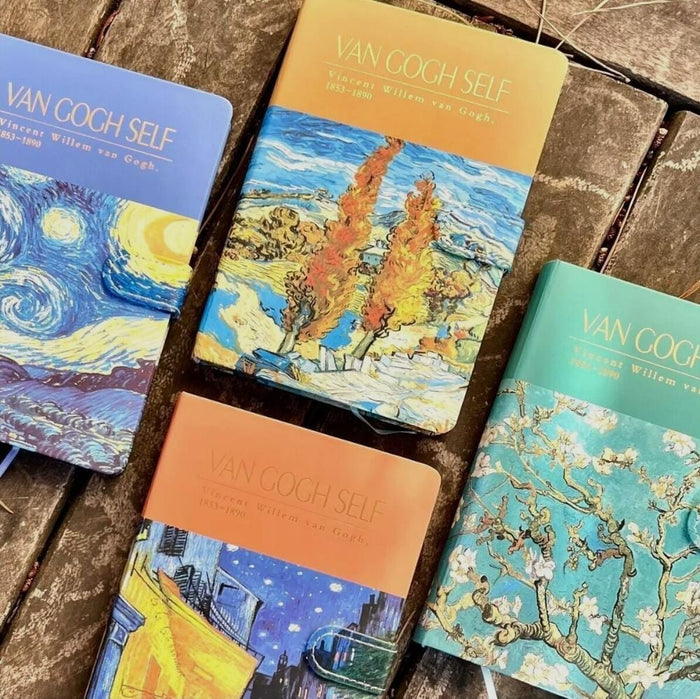 Premium Van Gogh Hardbound Flap Diary l Ruled l Pack of 1 diary