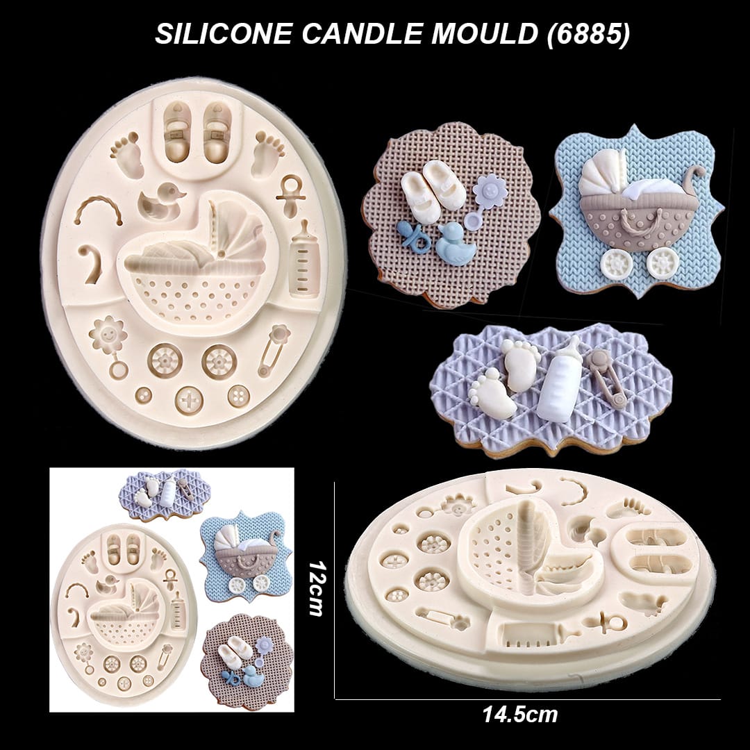 Baby Theme Silicone Candle Mould | Pack Of 1