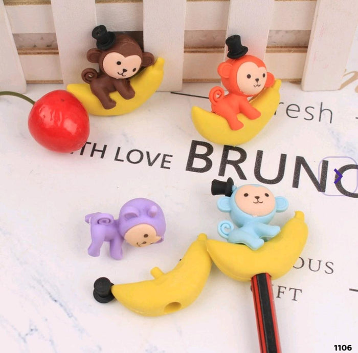 (Buy 1 Get 1 Free) Cute Monkey Eraser - Pack of 1 eraser
