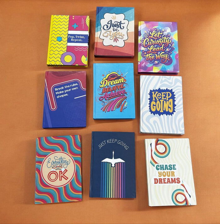 Premium Diary of Motivation and Style Ruled I Contain 1 Unit I Undated New Year Journal