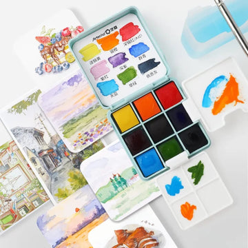 Premium Mini Portable & Travel-Friendly Coverup Painting Palette | Pack of 1