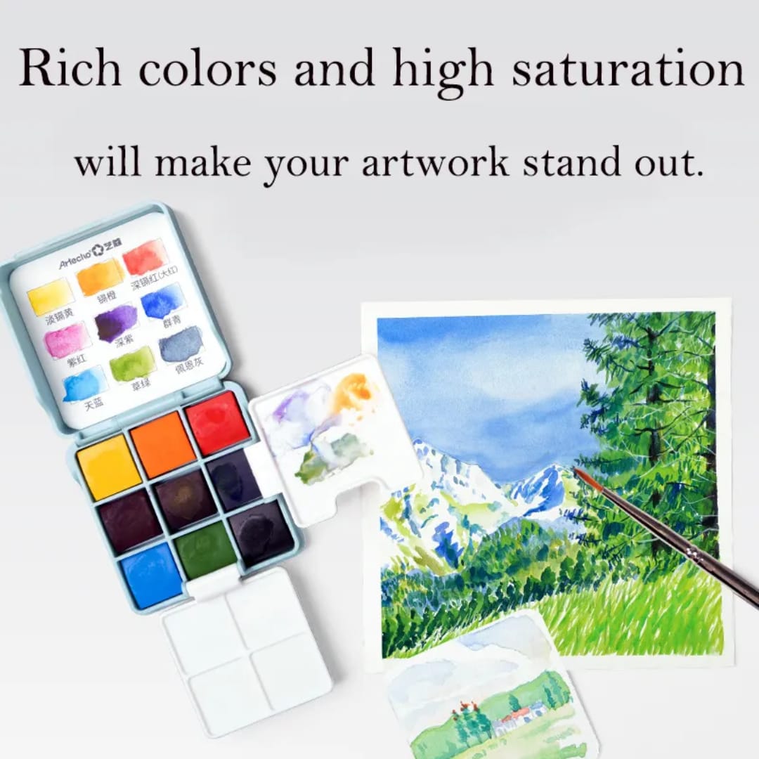 Premium Mini Portable & Travel-Friendly Coverup Painting Palette | Pack of 1