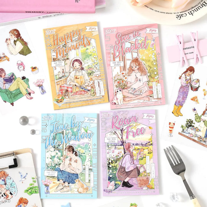 Premium Human Character Sticker book for Journaling & Scrapbooking l Pack of 1 contains 20 sheets