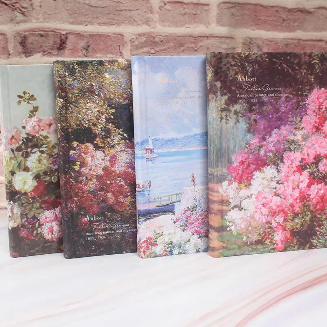 Premium Printed Sakura floral edition- Cosmic Town  l  A5 diary l Pack of 1 diary l 128 pages