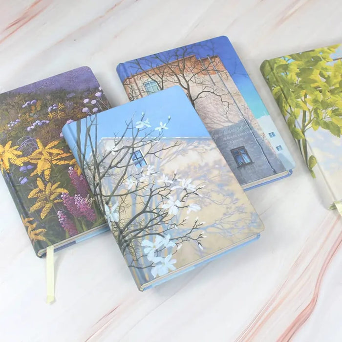 Premium Printed Japanese floral edition- Cosmic Town  l  A5 diary l Pack of 1 diary l 128 pages