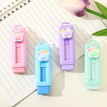 Pastel Paw shape push eraser l Return gifts l Pack of 1 eraser