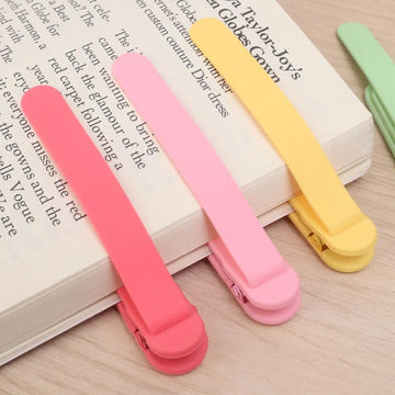 Silicone Smart Bookmark Clip – Automatic Page Holder for Books, Journals & Notebooks | Pack of 3