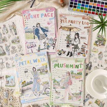 Premium Human Character Sticker book for Journaling & Scrapbooking l Pack of 1 contains 20 sheets