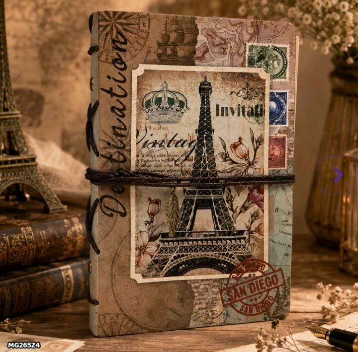 Vintage Journal Diary for gifting l pack of 1 diary l 18.5x11cm