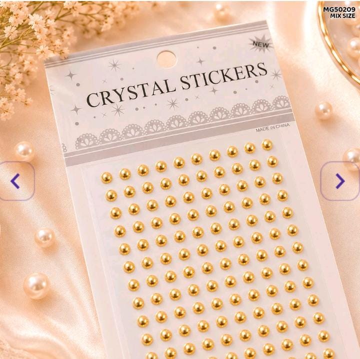 (Buy 1 get 1 free) Premium Moti sticker for crafts l journaling & scrapbooking l Pack of 1 sheets