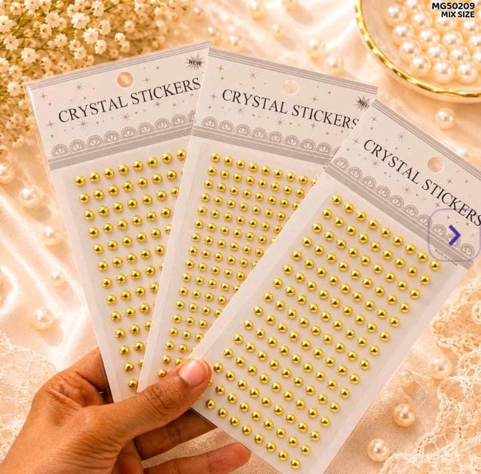 (Buy 1 get 1 free) Premium Moti sticker for crafts l journaling & scrapbooking l Pack of 1 sheets