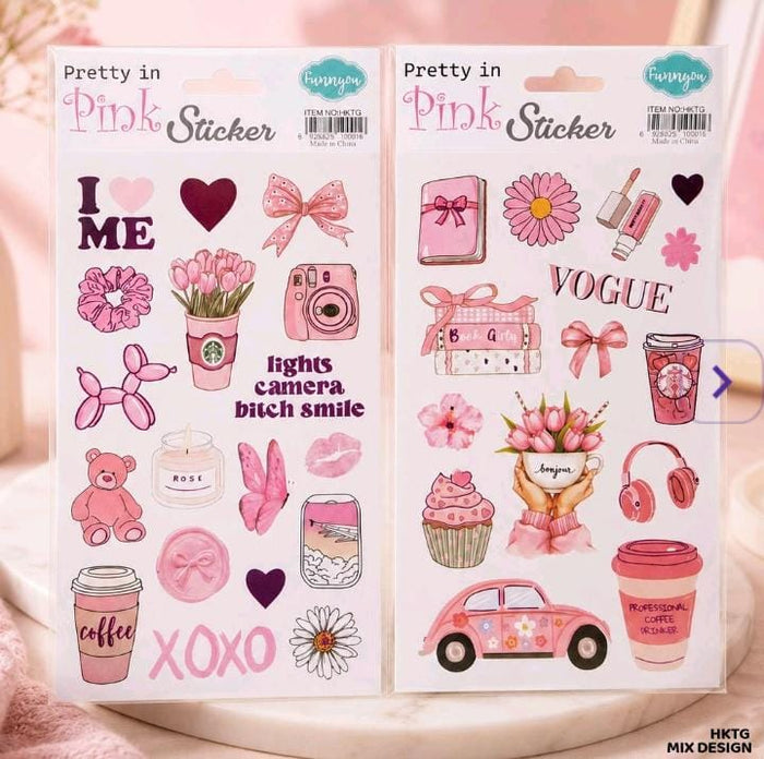 Premium Cute Deco sticker for crafts l journaling & scrapbooking l Pack of 1 sheets