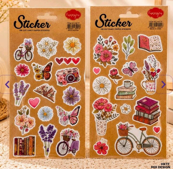 Premium Cute Deco sticker for crafts l journaling & scrapbooking l Pack of 1 sheets