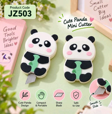 (Buy 1 Get 1 Free) Japanese design Cute Mini Panda Cutter | Automatic Telescoping for safer use