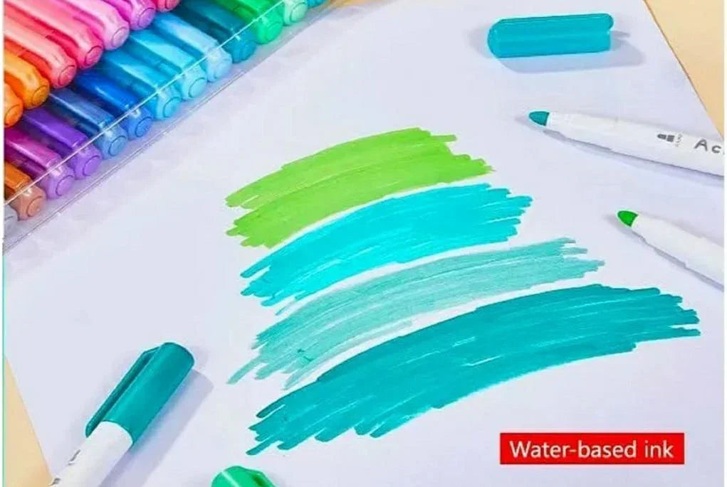 Acrylic Paint Markers – Multi-Surface Art Pens for Resin, Wood, Canvas & More I Limited edition