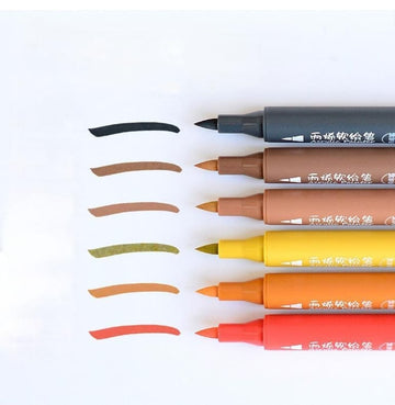 Acrylic Painter Marker Calligraphy Brush Pen - Precision in a Single Pen | Contain 1 Unit Pen