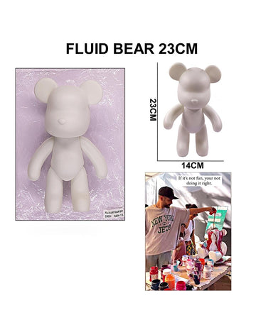 Fluid Teddy Bear l Pack of 1 l Size 23cm x 14cm