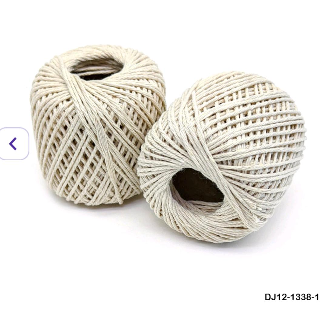 Handmade Cotton Rope Thread 50Gm 12Pc Dj12-1338-1