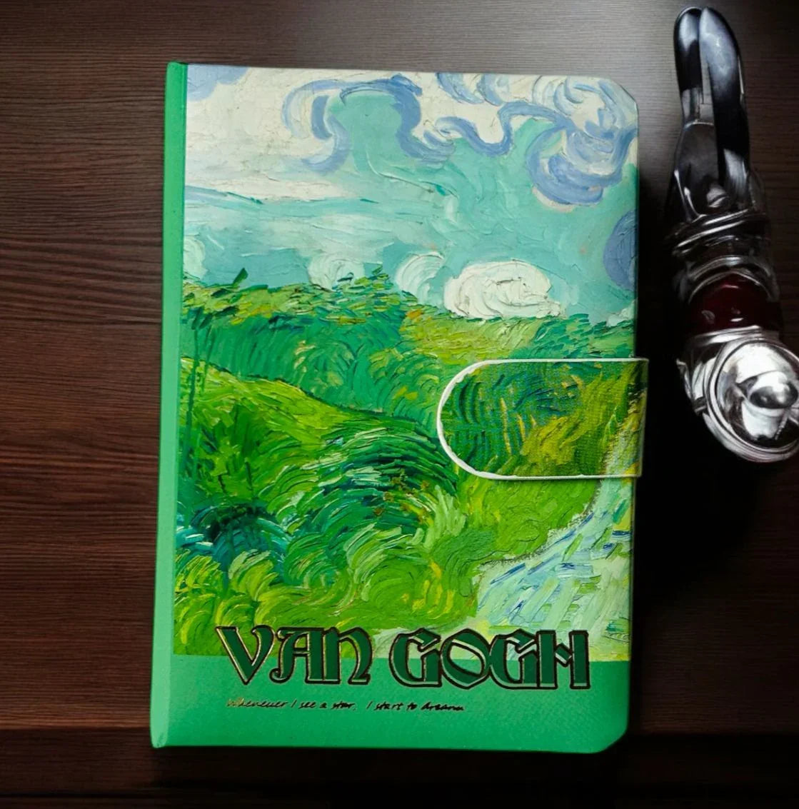 Van Gogh Landscape Journal Diary with magnet lock for 2026