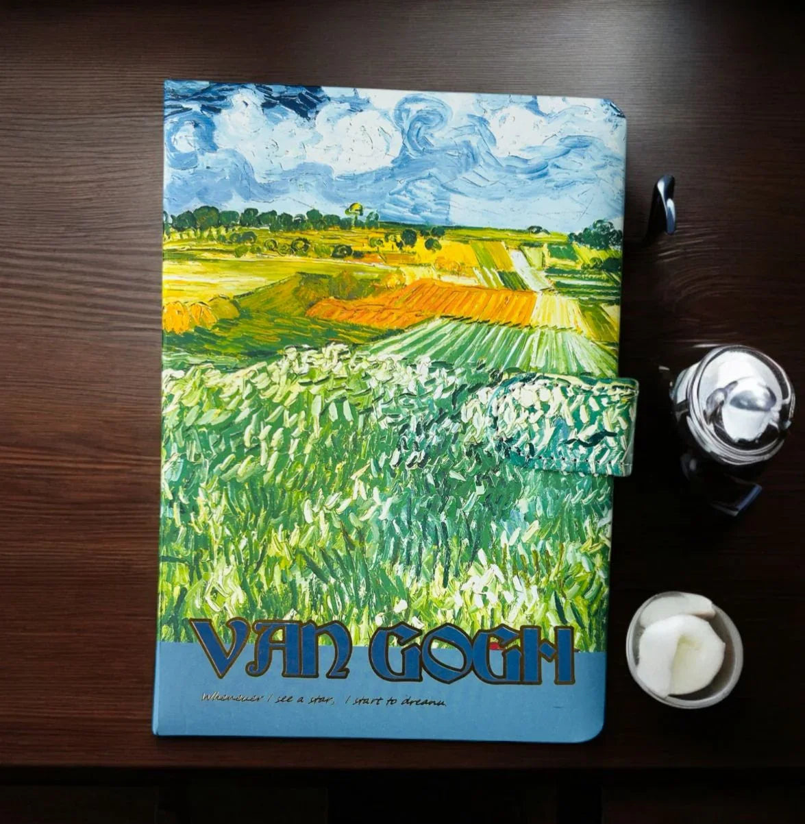 Van Gogh Landscape Journal Diary with magnet lock for 2026