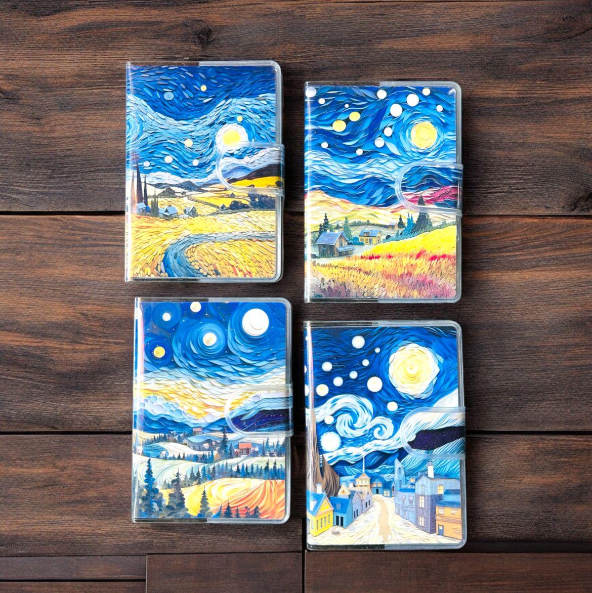 Van Gogh Latest Edition Velcro Fancy Diary A7 | Contains 1 diary