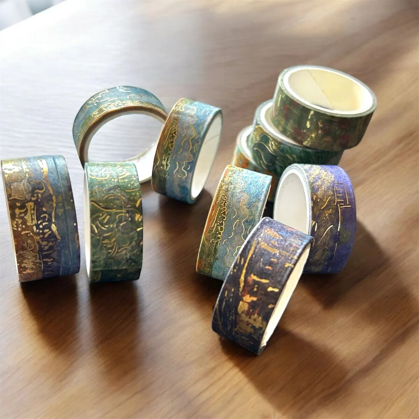 (Pack of 5) Van gogh Washi tape | Van goh masking tape | Rare Edition | Sweden Van gogh tapes