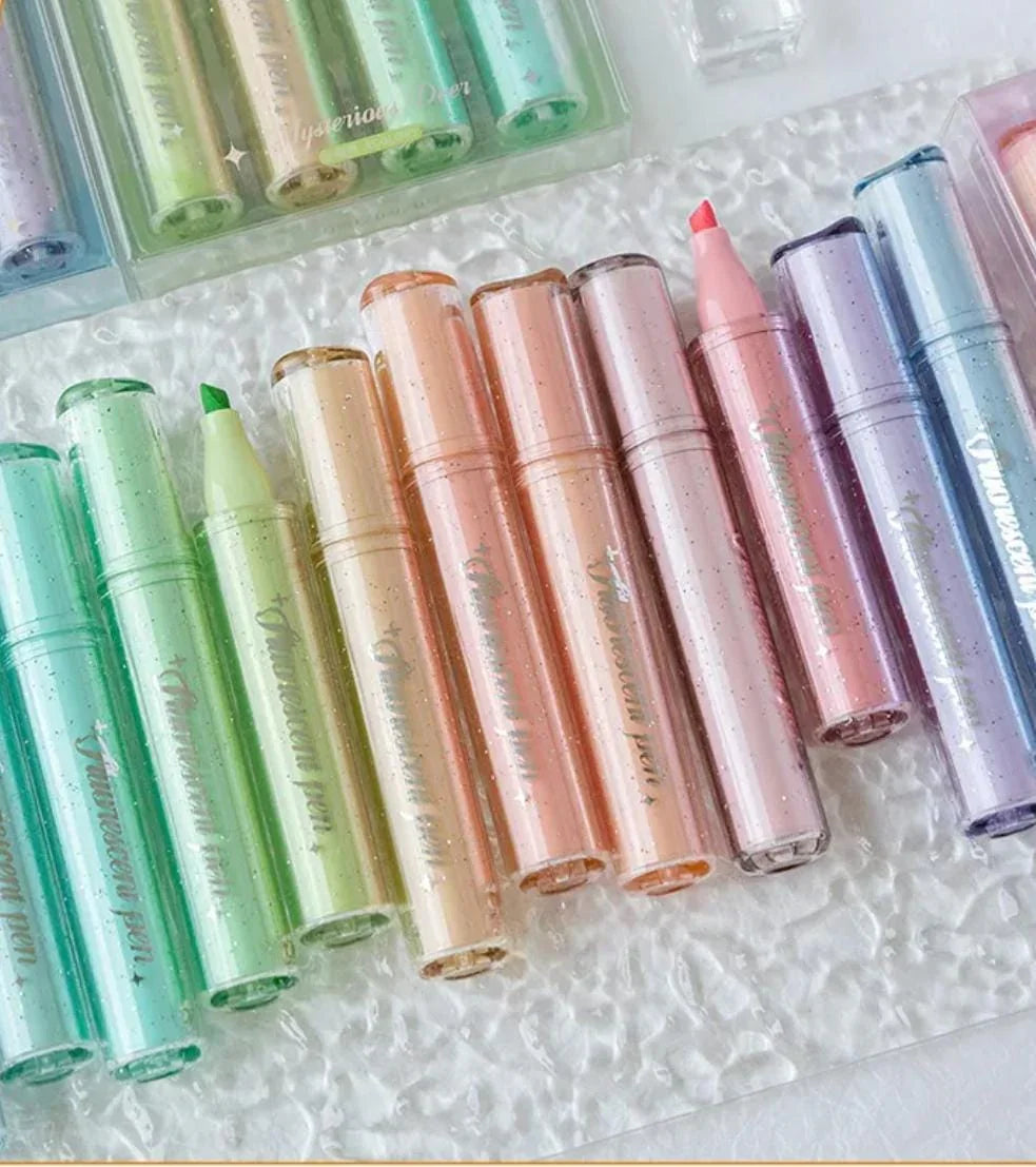 Dreamy galaxy Highlighter Colour Pen l Set Of 4 PENS l SC-2273