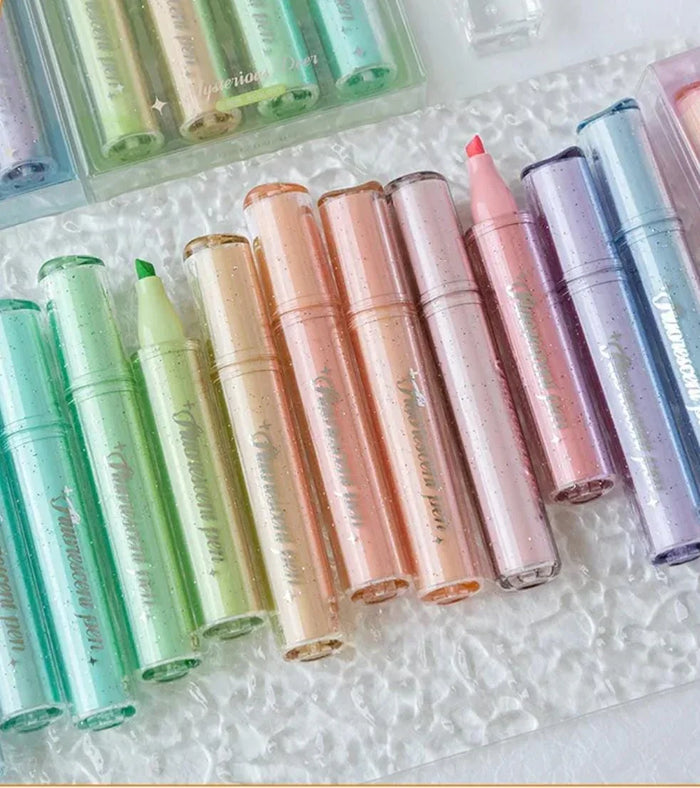 Dreamy galaxy Highlighter Colour Pen l Set Of 4 PENS l SC-2273