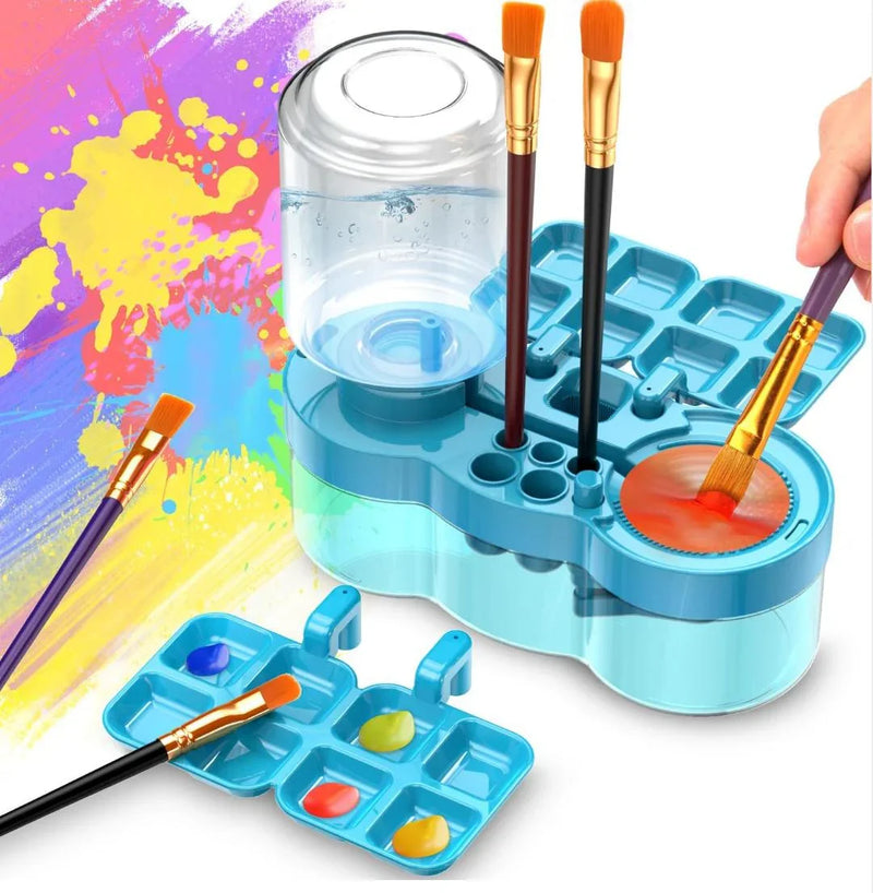 (BUY 1 GET 1 FREE) Automatic Brush Cleaner for Artists | Premium German 6-in-1 design