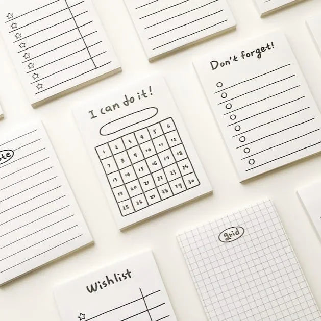 Transparent 3X4 sticky notes for planning activities | Pack of 1 contains 50 sheets