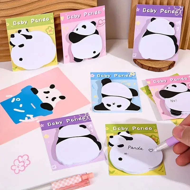 (Buy 1 Get 1 Free) Mini Cute Panda Sticky Notes l Pack of 1 includes 30 sheets l 3X3