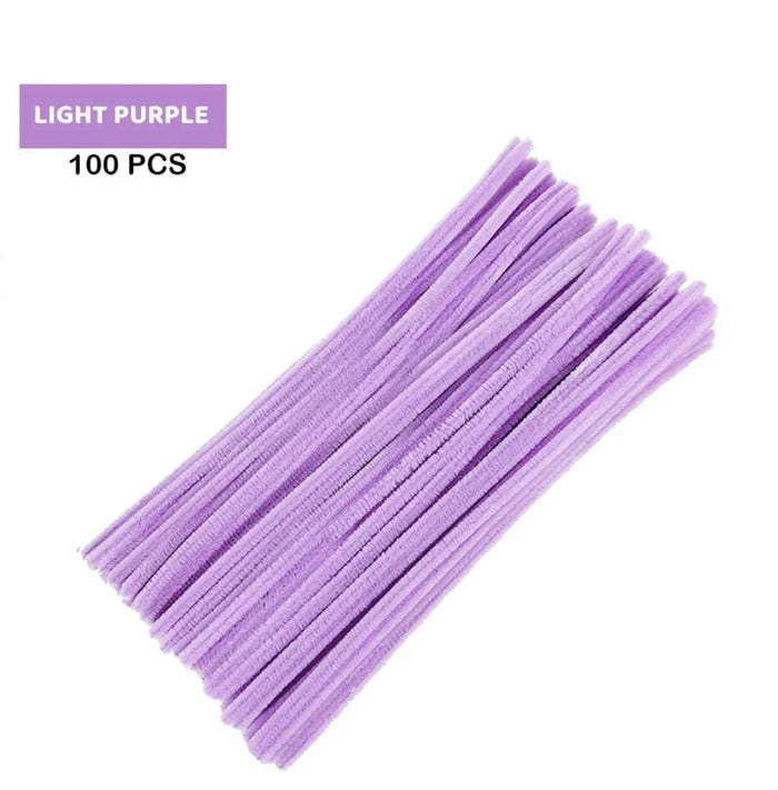Lilac Plain Pipe Cleaner for Craft and Bouquet l PACK OF 1
