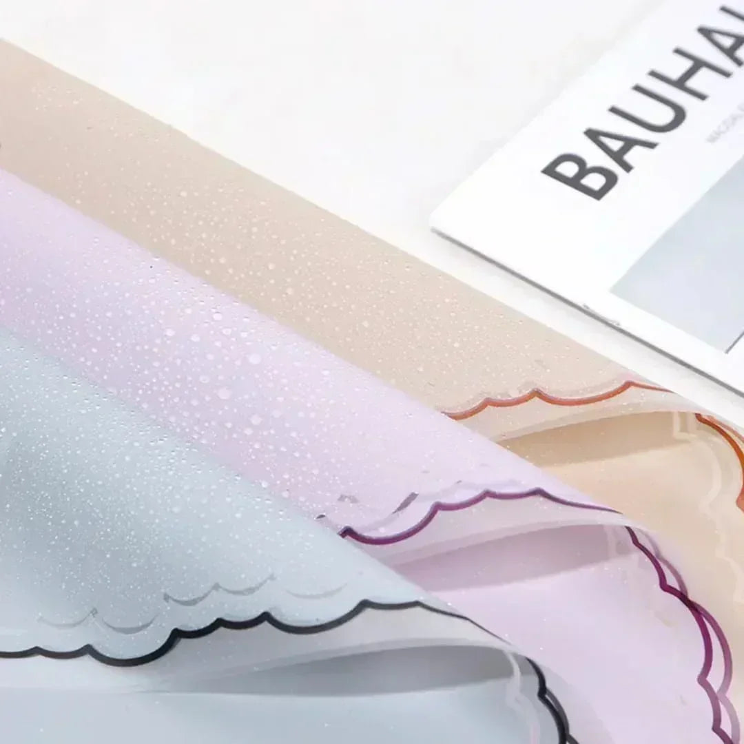 Premium Grey Wrapping Paper Plastic l Pack of 20 Sheets