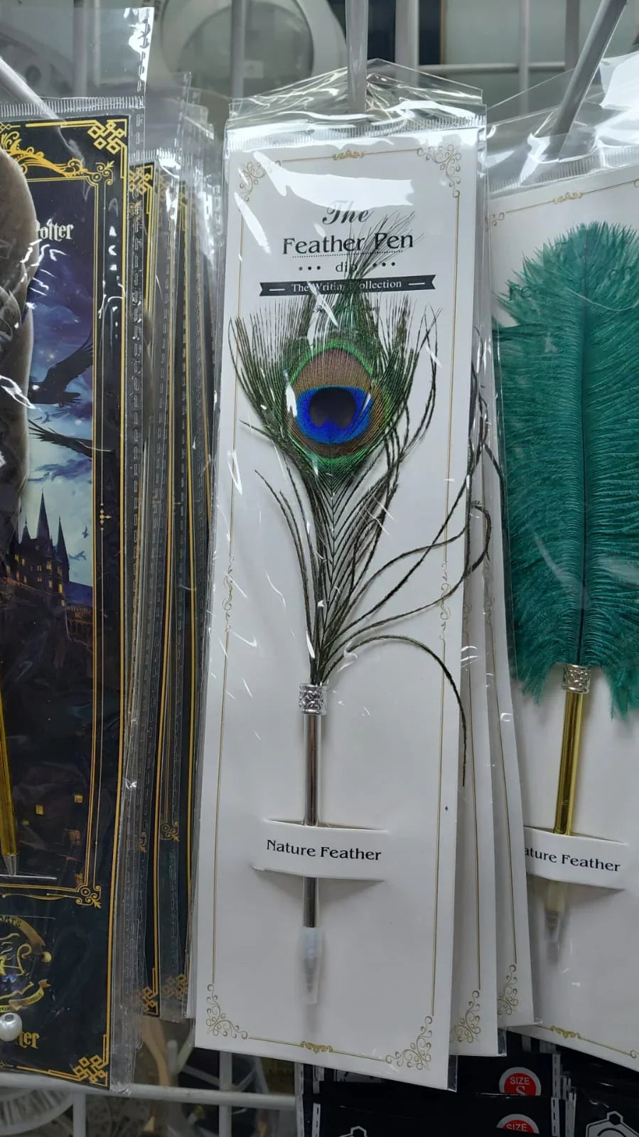 Peacock Feather Pen Raw1226-1