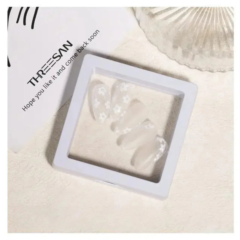 (Buy 1 Get 1 Free) PE Film Jewellery Display Box Moisture-Proof Storage Box I White Colour