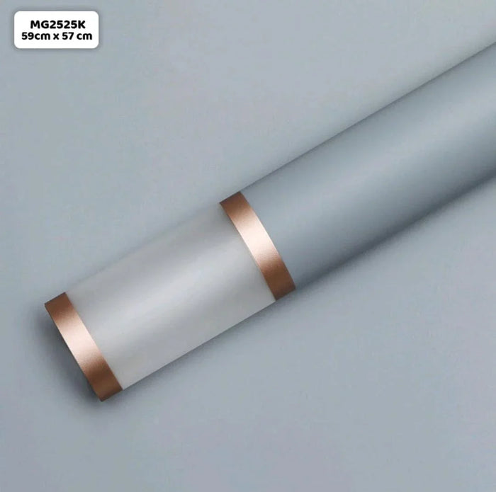 Premium Grey Wrapping Paper Sheets (20 Sheets) - Elegant Prints & Vibrant Colors