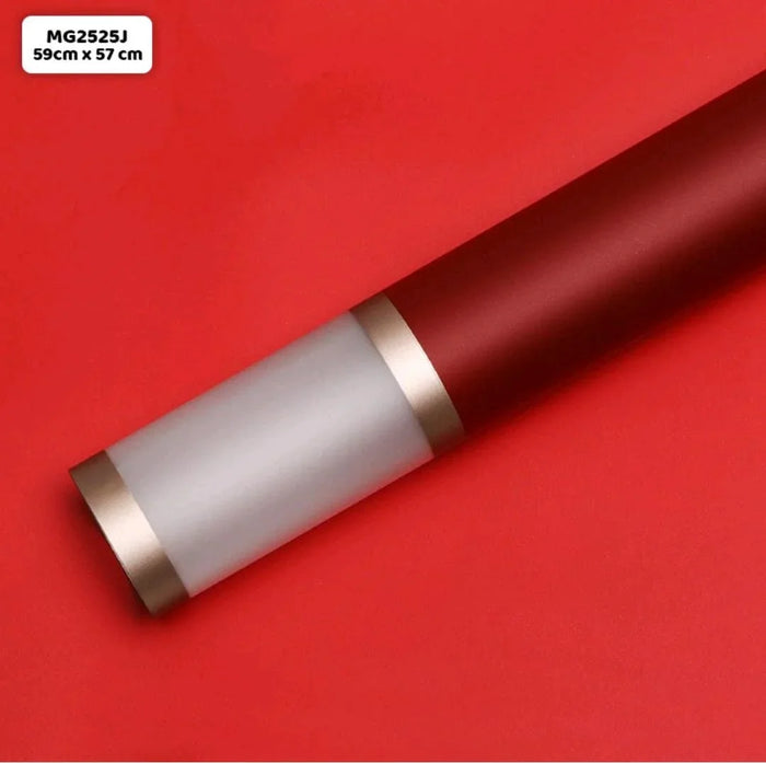 Premium Maroon Wrapping Paper Sheets | 20 Sheets Elegant Prints