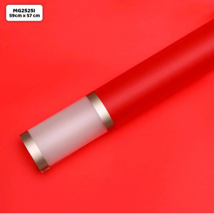 Premium Red Wrapping Sheets (20 Sheets) - Elegant Prints & Vibrant Colors