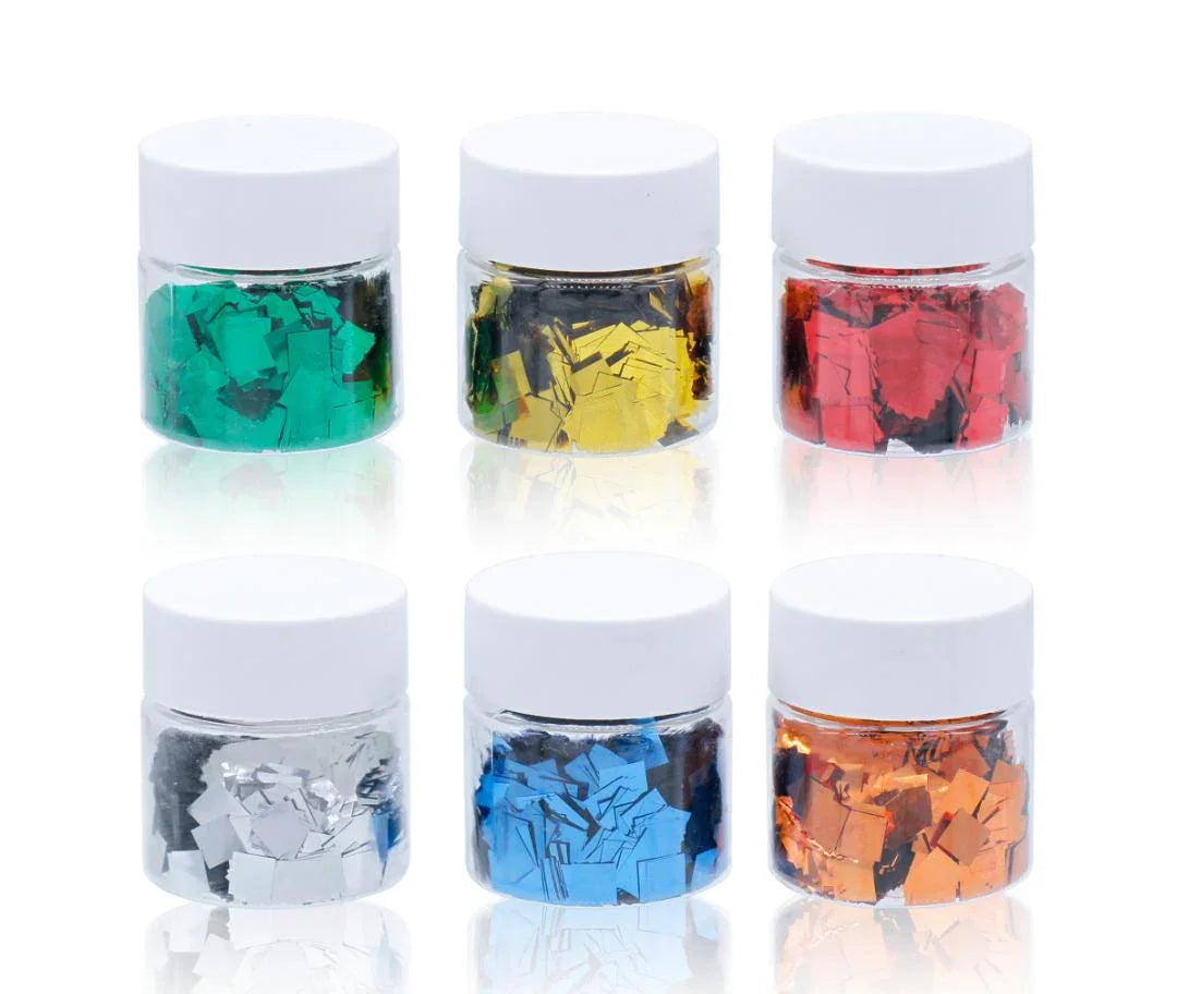 DIY Square Sequins – 6 Color Pack | Craft Decoration