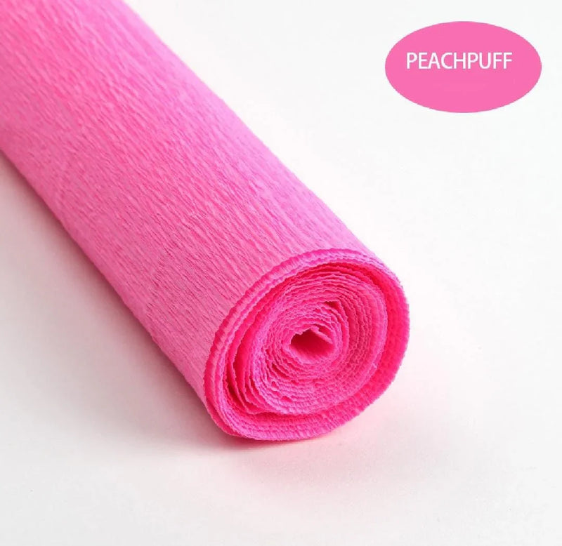 Crepe Paper Sheet l 20X46 cm l Perfect for DIY Crafts & Flower Making l Pack of 3 sheets