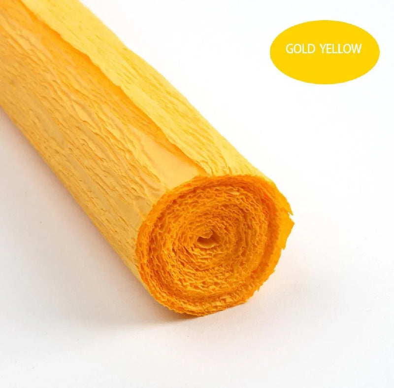 Crepe Paper Sheet l 20X46 cm l Perfect for DIY Crafts & Flower Making l Pack of 3 sheets