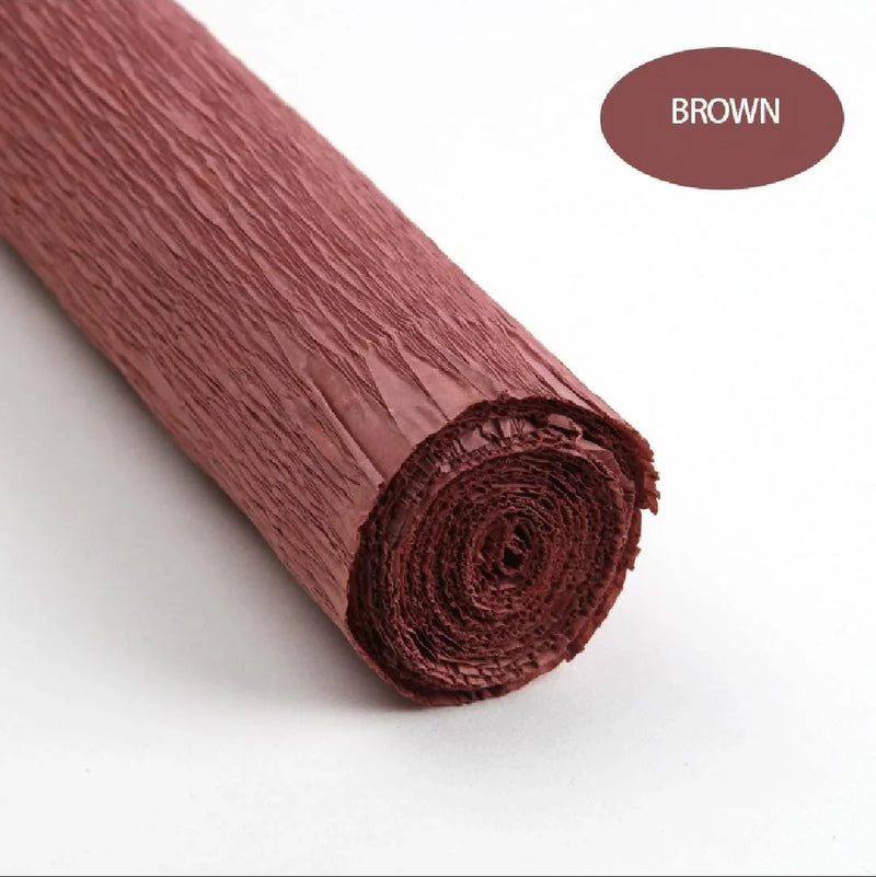 Crepe Paper Sheet l 20X46 cm l Perfect for DIY Crafts & Flower Making l Pack of 3 sheets