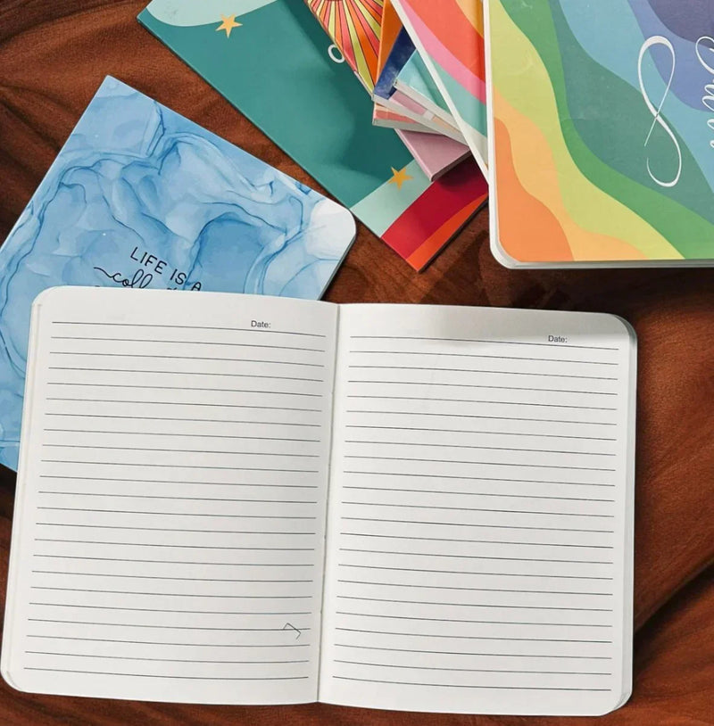 A5 Journaling Diary & Planner: Single Line, 98 Pages | Stay Organized and Inspired