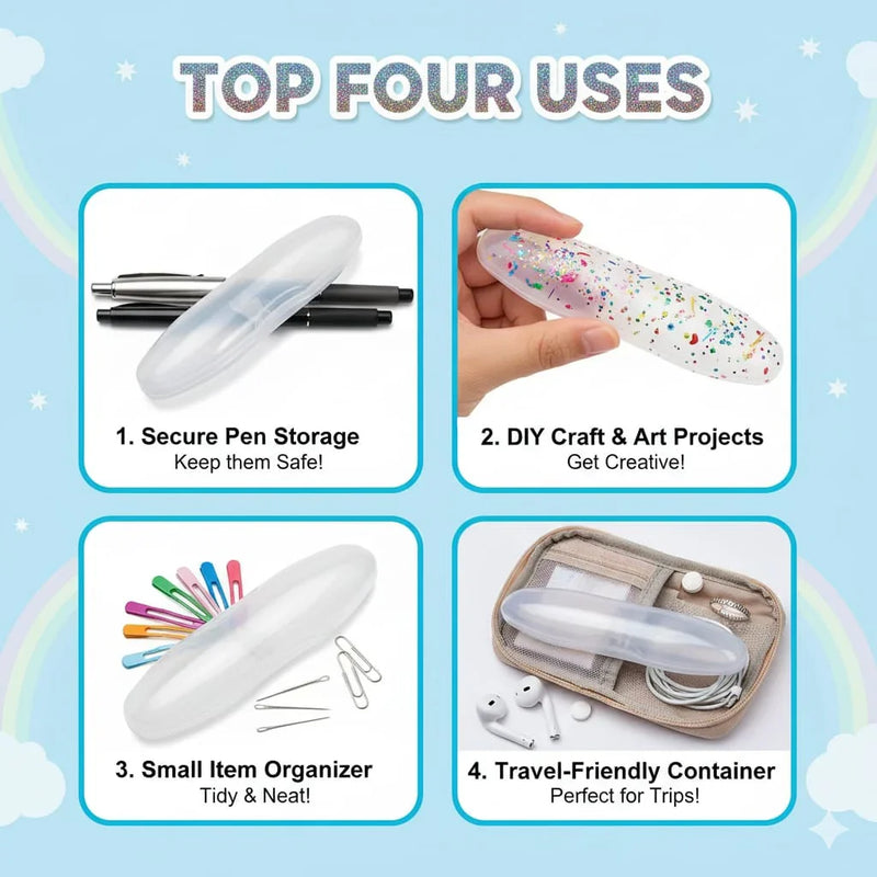 Pen Empty Box Capsule White P32WE